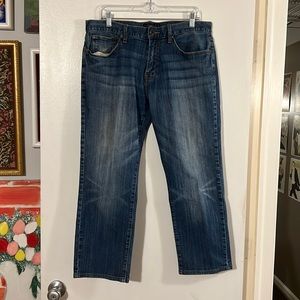 Lucky Brand 221 original straight mens blue jeans